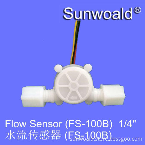 1/4" Plastic Water Flow Sensor
